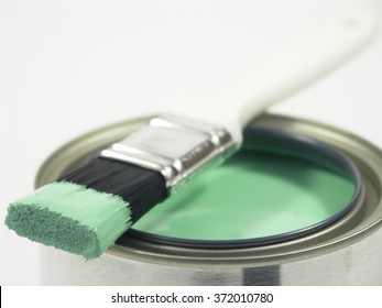 Paint Can And Brush