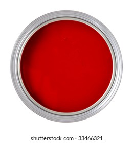 Paint Can Isolated On White