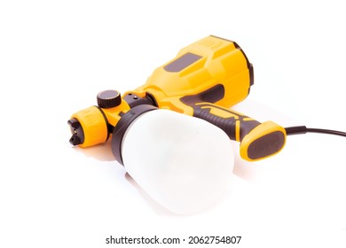 Paint Gun Isolated On White Background 