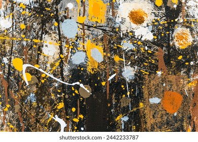 Paint oil art abstract background. Colored oil painting expressive painting - Powered by Shutterstock