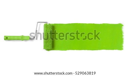 Paint roller isolated on white