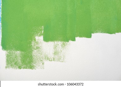 Paint Wall Color Background Blue Green  Real Texture Isolated On White With Copy Space