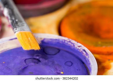 Paintbrush Close Up