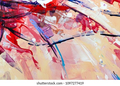 painted abstract background - Shutterstock ID 1097277419