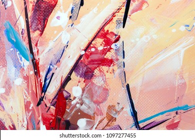 painted abstract background - Shutterstock ID 1097277455