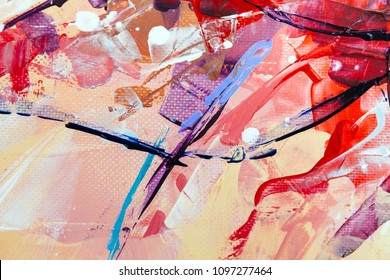 painted abstract background - Shutterstock ID 1097277464