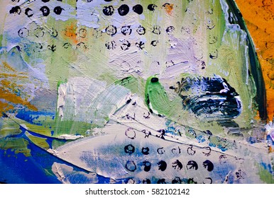 painted abstract background