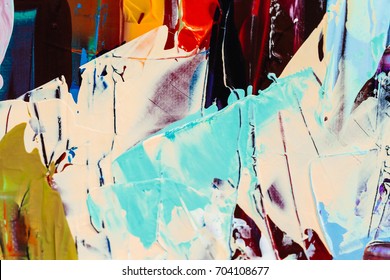 painted abstract background - Shutterstock ID 704108677