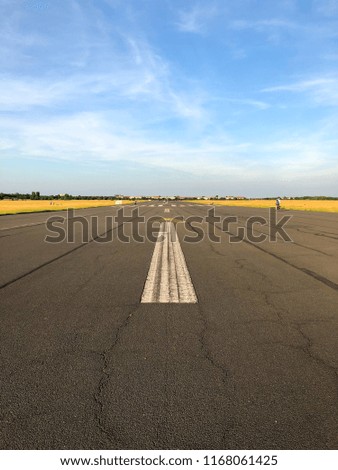 Similar – Image, Stock Photo Tempelhof Field Evening