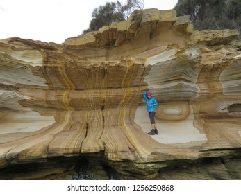 Painted Cliffs Maria Island Tasmania Australia