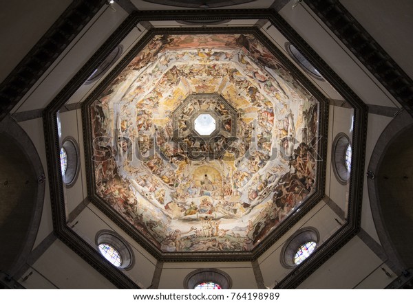 Painted Dome Cattedrale Di Santa Maria Stock Photo Edit Now