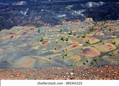 Painted Dunes At Lassen Volcanic National Park