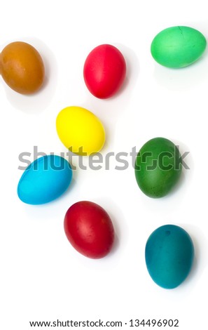 Image, Stock Photo Easter circle Colour wheel