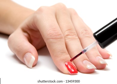 Painted Fingernails