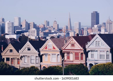 Painted Ladies Alamo Square Park Over Stock Photo Edit Now 379189843   Painted Ladies Alamo Square San 260nw 1639001683 