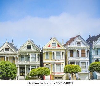 Painted Ladies In San Francisco