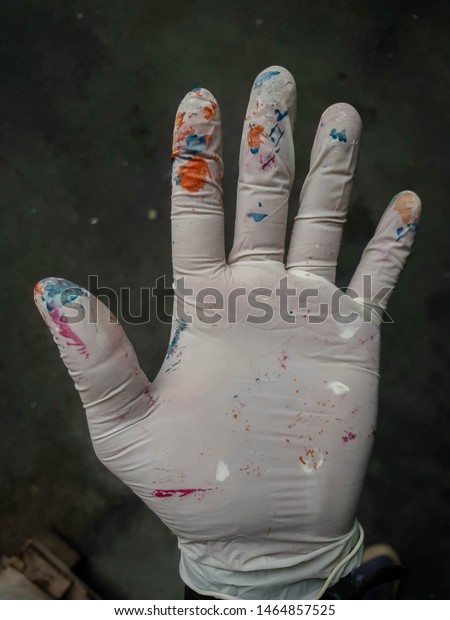 latex painting gloves