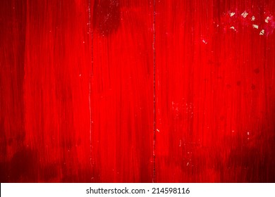 Painted old wooden wall  red background