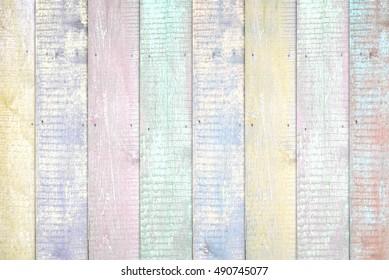 Painted pastel wood background texture