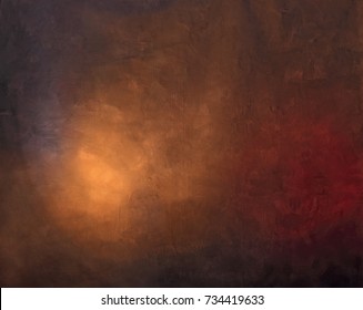  painted photographic backdrop lightened with orange and pink gel