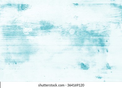 Painted plain blue and rustic wood board background. Tinted photo.