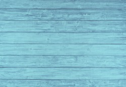 画素青色蓝色和灰色质朴木板背景，可以是水平或垂直。 空白房间或空格区域的复制，文本，你的话，上面看下来的视图。 有色照片。