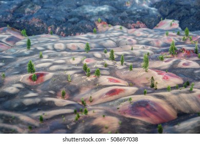 Painted Sand Dunes Lassen Volcano