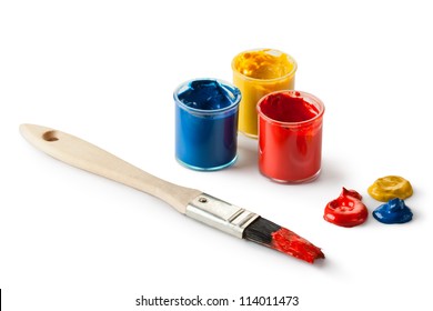 Painter set. Isolated on a white. - Shutterstock ID 114011473