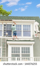 Painting Exterior Trim On A House