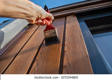 Painting woodwork outside