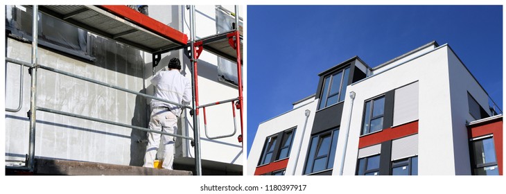 Painting Works, Facade Painting (Collage)