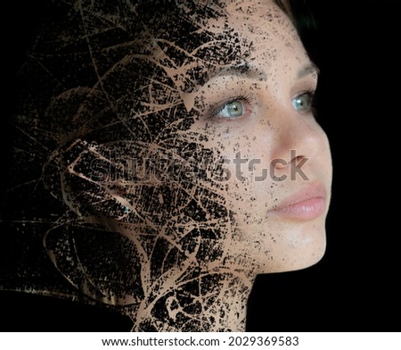 Similar – Image, Stock Photo lavender Human being