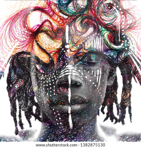 Paintography. Blends in with original artwork