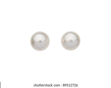 A Pair Of Beautiful Pearl Earrings