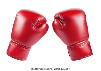 A pair of boxing gloves Isolated on Transparent Background