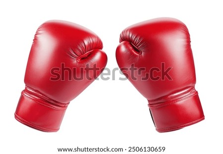 A pair of boxing gloves Isolated on Transparent Background