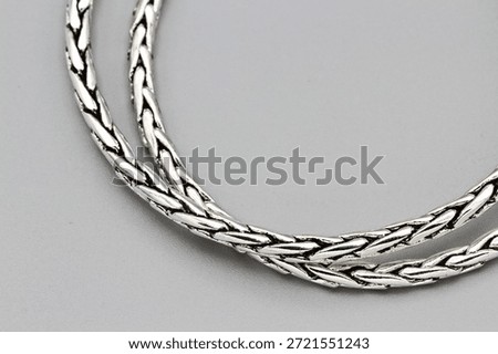 Pair Of Braided Silver Tone Bracelets, Woven Wire With Decorated Toggle Clasp, Multi Strand Chain Bangle, Woven Braided Metal, Friendship gift, Modern Contemporary Jewelry, Layering Stackable Bracelet, Stacking bangle, Geometric, Simple Everyday Jewelry, Gift For Girlfriend, Minimalist
