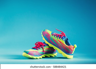 colorful sneakers