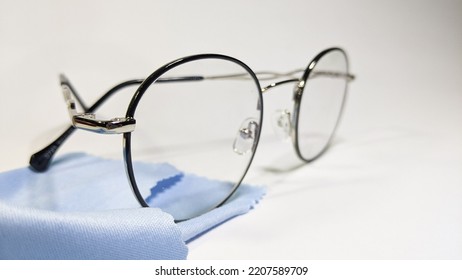 A Pair Of Glass Photochromic Type Of Lens