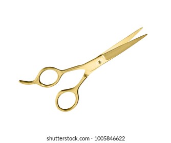 A Pair Of Golden Vintage Scissors