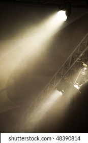 Pair Of Lights On Lighting Rig