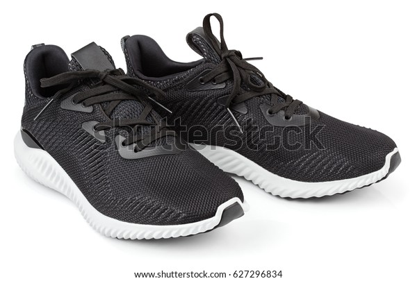 Pair New Unbranded Black Sport Running Stock Photo (Edit Now) 627296834