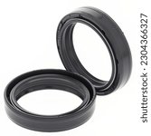 pair of oil seals for car motorcycle fork engine. High quality photo
