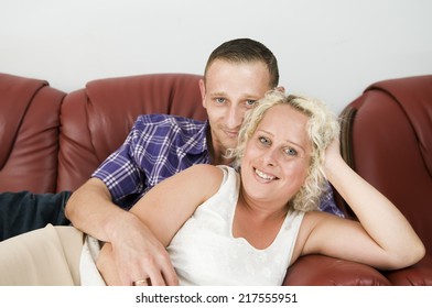 pair on the sofa