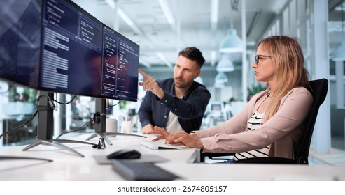 Pair Programming Collaboration In Business Software Development For Agile Company - Powered by Shutterstock - Get 15% off with code: PIKWIZARD15