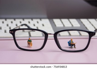 pair of reading glasses