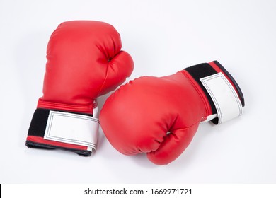 A Pair Of Red Boxing Gloves