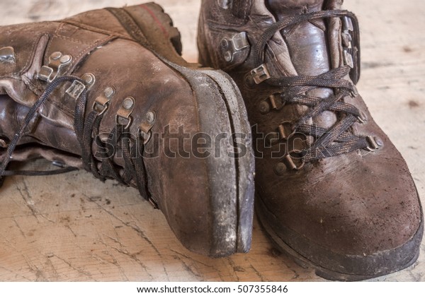 grunge hiking boots