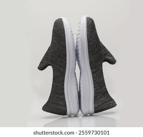 a pair of shoes with a bunny on the bottom - Powered by Shutterstock