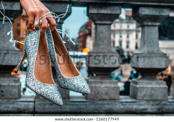 a pair of stilettos